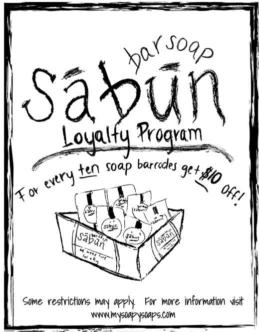 A Customer Loyalty Program from soapy soap company